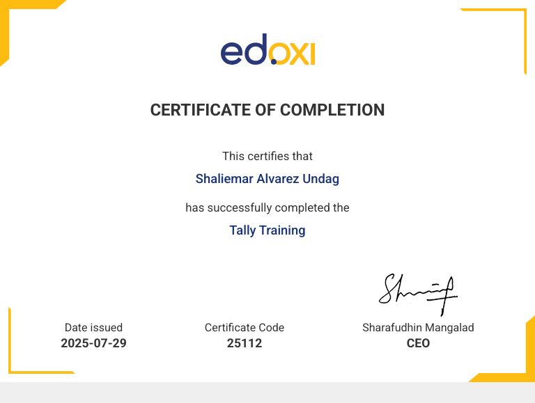 certificate image